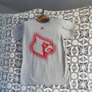 Adidas Go To) Louisville Cards (216bhtt) Preowned clean no damage good